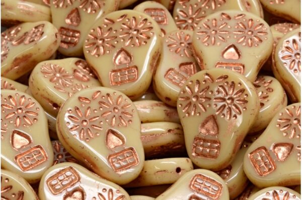 Sugar Skull Beads 20x16mm - Image 1