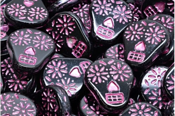 Sugar Skull Beads 20x16mm - Image 1