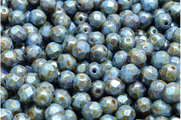 Firepolished Round Beads 6mm - Image 1
