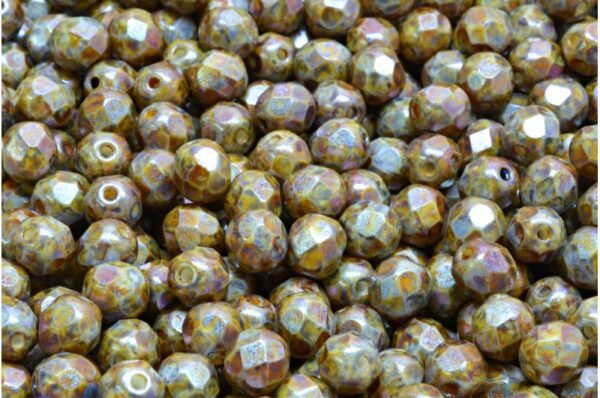 Firepolished Round Beads 6mm - Image 1