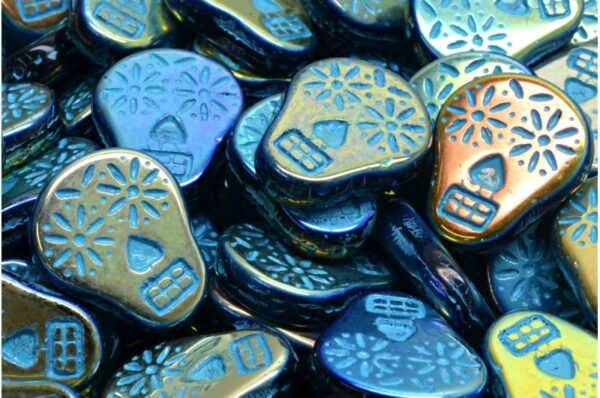 Sugar Skull Beads 20x16mm - Image 1