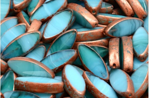 TCB Ship Flat Beads 18x7mm - Image 1