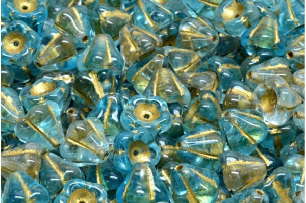 Bell Flower Beads 8x10mm - Image 1