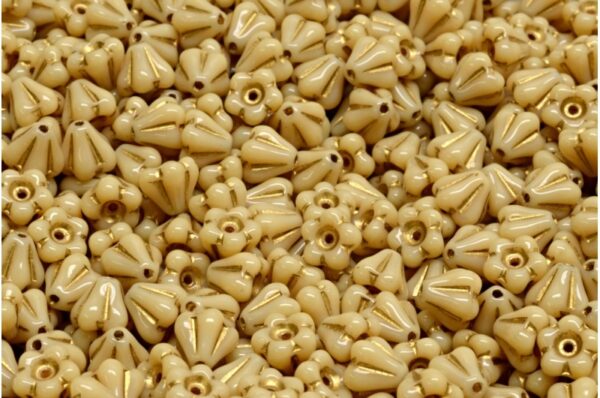 Bell Flower Beads 4x6mm - Image 1