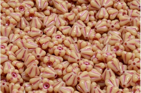 Bell Flower Beads 4x6mm - Image 1