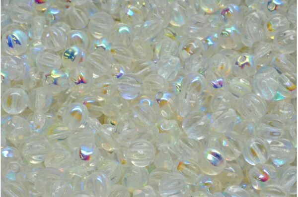 Melon Beads 6x6mm - Image 1