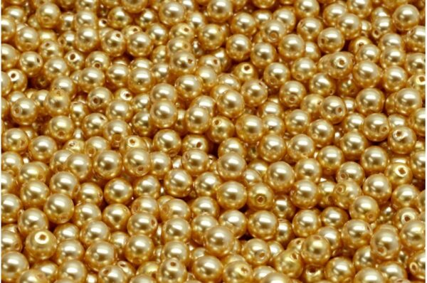 Round Druck Beads 4mm - Image 1