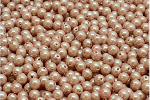 Round Druck Beads 4mm - Image 1