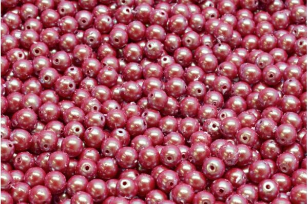 Round Druck Beads 4mm - Image 1