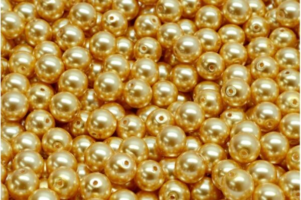 Round Druck Beads 6mm - Image 1