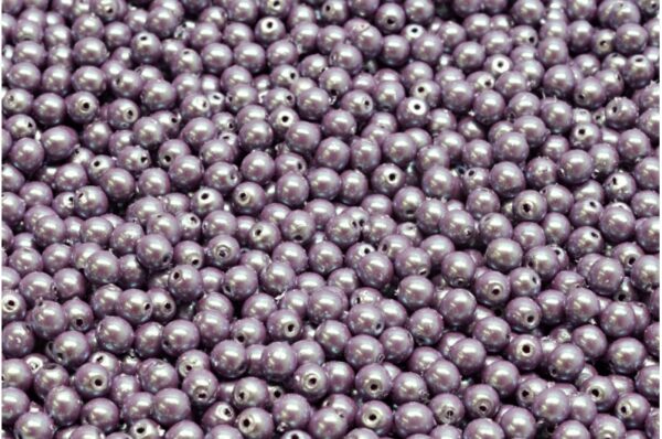 Round Druck Beads 3mm - Image 1