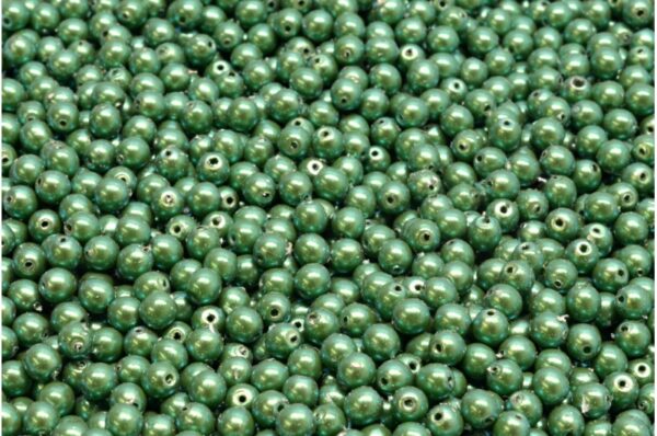 Round Druck Beads 3mm - Image 1