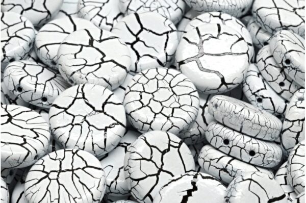 2 Hole Coin Beads 14mm - Image 1