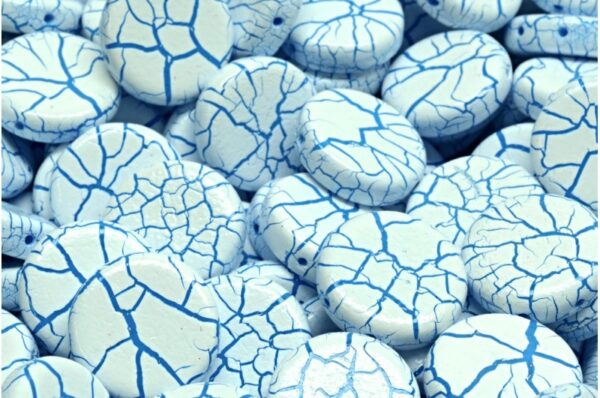 2 Hole Coin Beads 14mm - Image 1