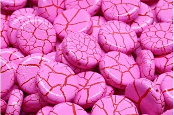 2 Hole Coin Beads 14mm - Image 1