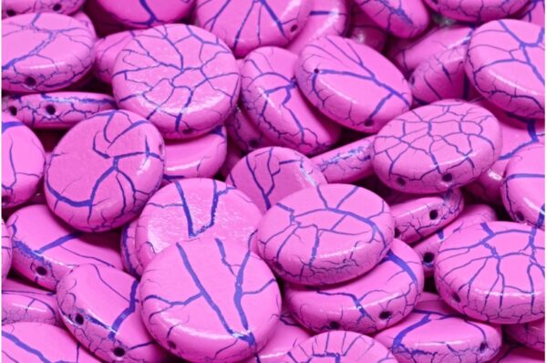 2 Hole Coin Beads 14mm - Image 1