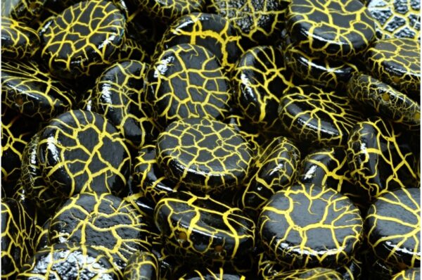 2 Hole Coin Beads 14mm - Image 1