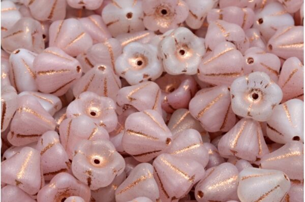 Bell Flower Beads 8x10mm - Image 1