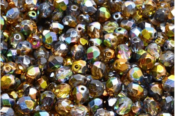 Firepolished Round Beads 6mm - Image 1