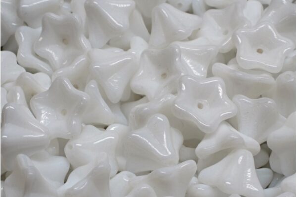 Petunia Flower Beads 8x13mm - Image 1