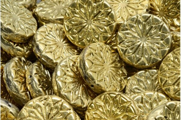 Origami Flower Beads 18x18mm - Image 1