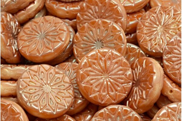 Origami Flower Beads 18x18mm - Image 1