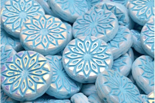 Origami Flower Beads 18x18mm - Image 1