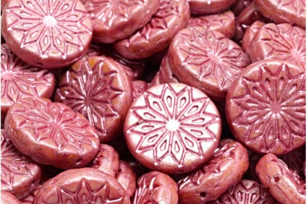 Origami Flower Beads 18x18mm - Image 1