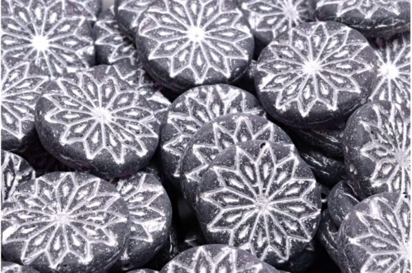 Origami Flower Beads 18x18mm - Image 1