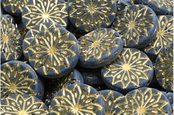 Origami Flower Beads 18x18mm - Image 1