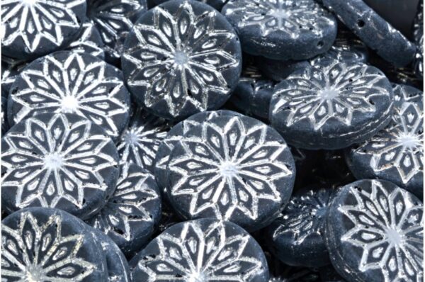 Origami Flower Beads 18x18mm - Image 1