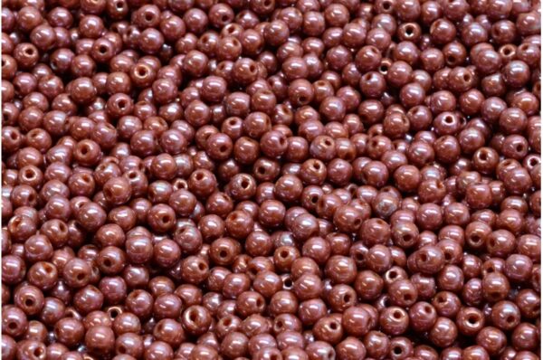 Round Druck Beads 3mm - Image 1