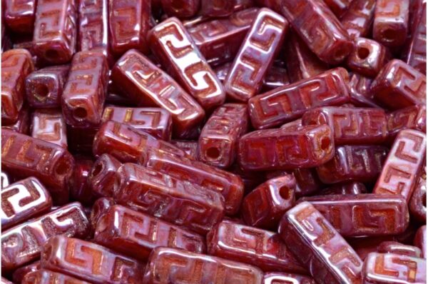 Celtic Block Beads 15x5mm Large hole - Image 1