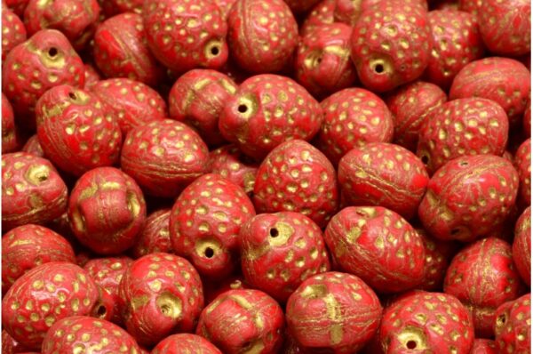 Strawberry  Beads 16x11mm - Image 1