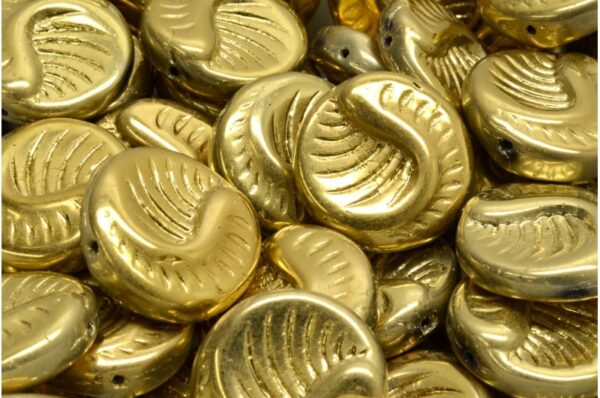 Fossil Coin Beads 19x19mm - Image 1