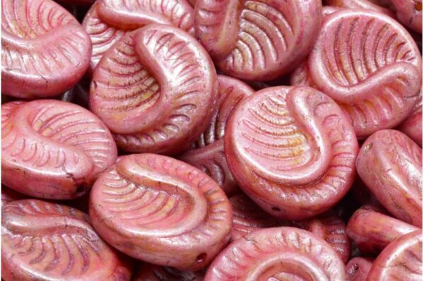 Fossil Coin Beads 19x19mm - Image 1