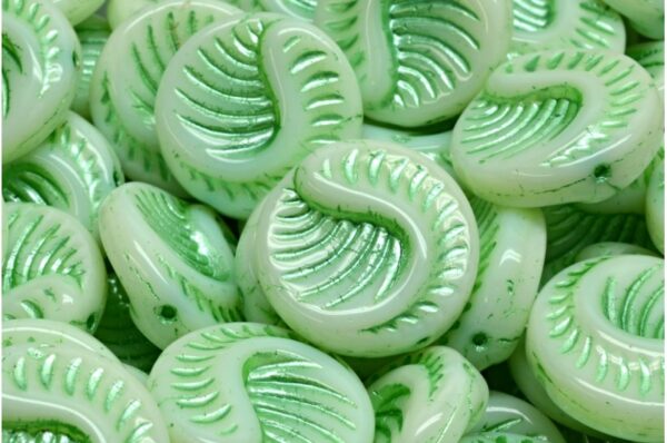 Fossil Coin Beads 19x19mm - Image 1