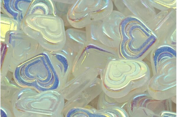 Heart In Heart Beads 14x16mm - Image 1