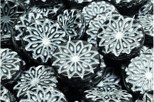 Origami Flower Beads 18x18mm - Image 1