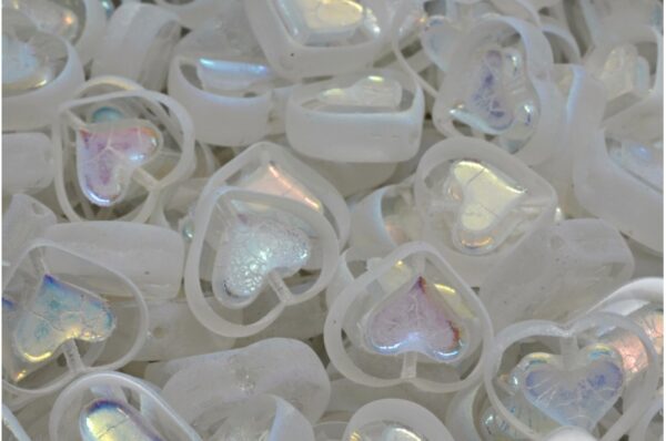 TCB Heart Beads 14x12mm - Image 1