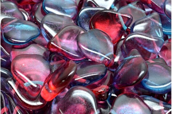 Heart Petal Beads 12x14mm - Image 1