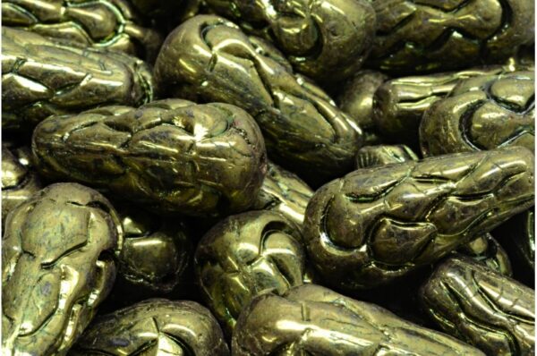 Pinecone Drop Beads 25x12mm - Image 1