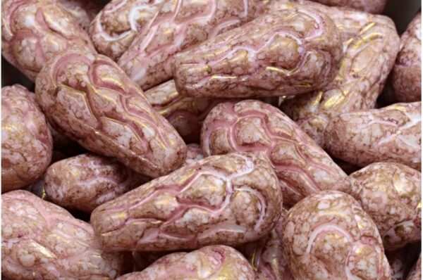 Pinecone Drop Beads 25x12mm - Image 1