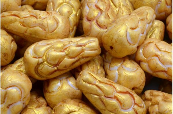 Pinecone Drop Beads 25x12mm - Image 1