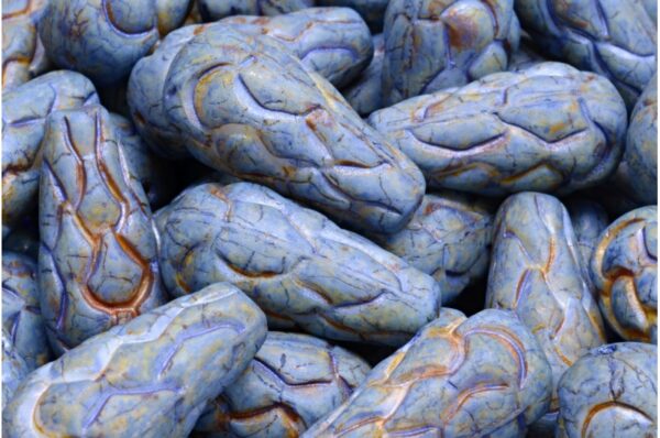 Pinecone Drop Beads 25x12mm - Image 1