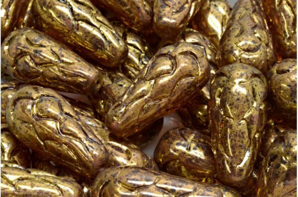 Pinecone Drop Beads 25x12mm - Image 1