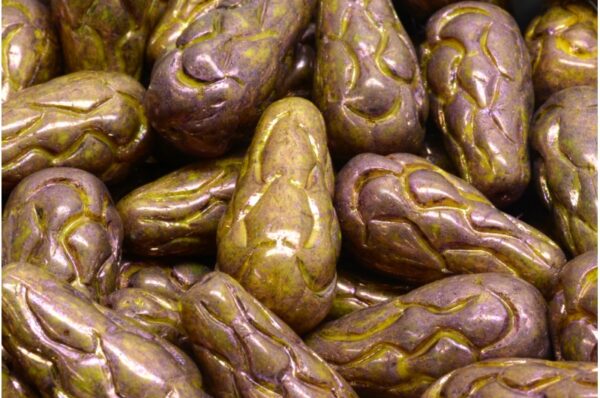 Pinecone Drop Beads 25x12mm - Image 1