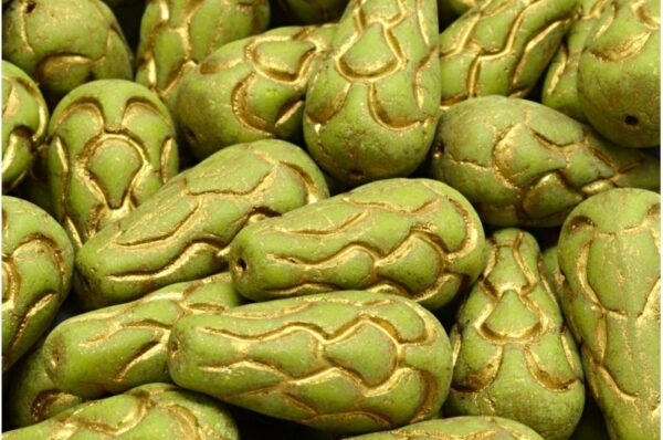 Pinecone Drop Beads 25x12mm - Image 1