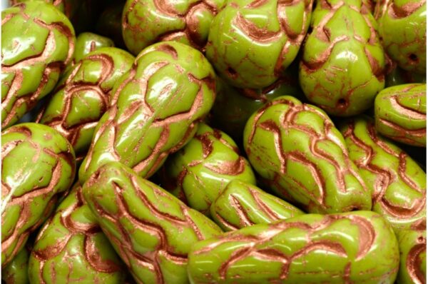 Pinecone Drop Beads 25x12mm - Image 1