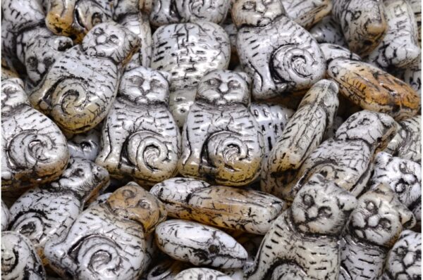 Cat beads 17x11mm - Image 1